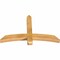 Ekena Millwork Bellingham Rough Sawn Timber Gable Bracket, Western Red Cedar, 48"W x 30"H x 4"D x 4"F, 15/12 Pitch GBW048X30X0404BEL00RWR - alternate 3